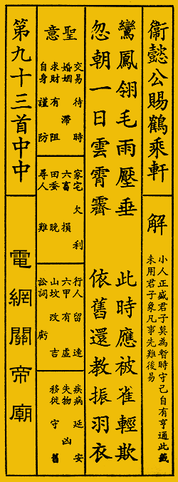 六十四卦占卜结果